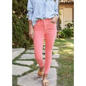 Frank & Eileen Sligo Skinny Jean Neon Pink SLIGO-NEPD Size 25 US 00 XXS NEW NWT